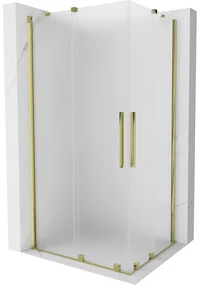 Mexen Velar Duo kabina prysznicowa rozsuwana 100 x 90 cm, szron, złota - 871-100-090-32-50