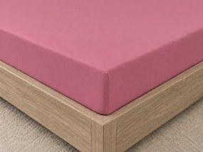 PrzytulneMieszkanie.pl Prześcieradło z mikrofibry MICROVELLE staroróżowe 90x200 cm