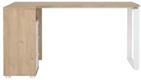 Biurko z blatem w dekorze dębu 100x150 cm Sign – Tvilum