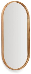 Lustro z drewnianą ramą ścienne 45x95 cm Magda – Kave Home