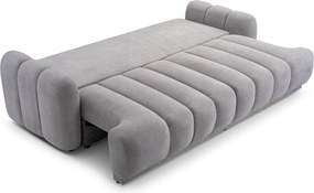 Sofa z Funkcją Spania CAMBIONA Rozkładana Szara Nowoczesna