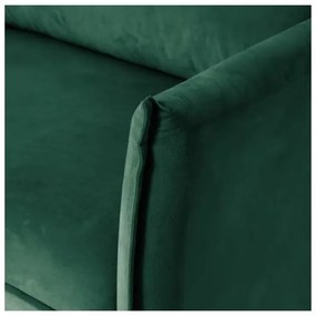 Ciemnozielona aksamitna sofa 203 cm Juli – Ropez