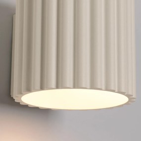 Kinkiet AURA beżowy G9 ryflowany SOLLUX  LIGHTING