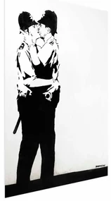 Plakat Pocałunek policjantów 60x90 cm bez ramy bez marginesu ARTGEIST B