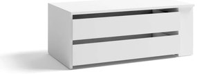 Biała niska komoda 88x35 cm Brisa – Marckeric