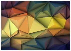 Obraz - Wielokątna abstrakcja 3D (70x50 cm)