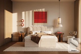 Łóżko kontynentalne Odette