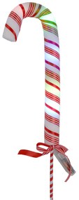 Dekoracja świetlna w kształcie laski cukrowej, 25 x 53 cm