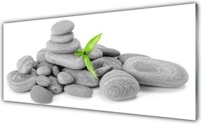 Szkło do Kuchni na Ścianę Harmonijna Kompozycja Kamieni