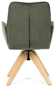 Krzesło do jadalni DCH-C2148 GRN2 z wodoodpornymmateriałem