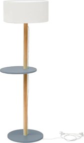 Lampa stojąca Ufo szara, biały