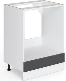 Szafka kuchenna antracyt wysoki połysk 60x46x81.6 r-line