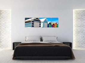 Obraz - Brighton Beach, Melbourne, Australia (170x50 cm)