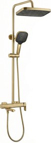 Zestaw Prysznicowy Rea Arlo Złoty Szczotkowany