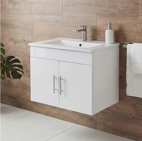 Umywalka + szafka podumywalkowa MCW-D16,  biała