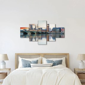 Obraz - Houses of Parliament w Londynie (125x70 cm)