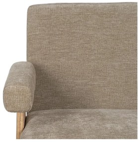 Beżowa sofa z tkaniny szenilowej 134 cm Rest – Ixia