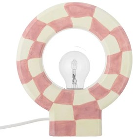 Różowa lampa stołowa (wysokość 23,5 cm) Vialini – Bloomingville