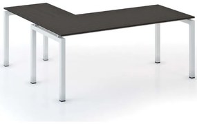 Narożne biurko PRIMO SQUARE, 180x180 cm, wenge