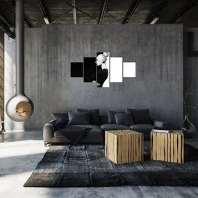 Obraz - Kobieta à la yin i yang (125x70 cm)