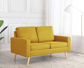 Dwuosobowa żółta sofa - Eroa 2Q