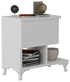 Stolik nocny Cast White
