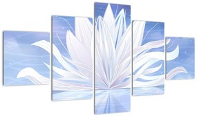Obraz - Kwiat lotosu (125x70 cm)