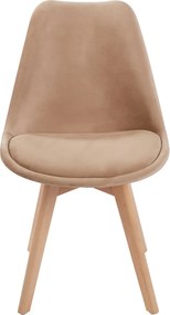 Zestaw 4 Krzese Synk Aksamitne