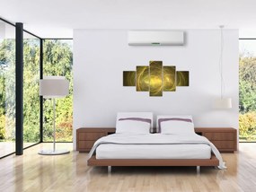 Nowoczesny abstrakcyjny obraz (125x70 cm)