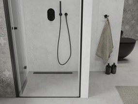 Mexen Lima drzwi prysznicowe składane 100 cm, transparent, czarne - 856-100-000-70-00