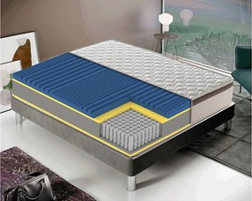 Materac kieszeniowy 160x200 - pianka memory - grubość 26 cm - usuwalny