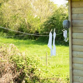 Szara ścienna suszarka na pranie 30 m – Addis