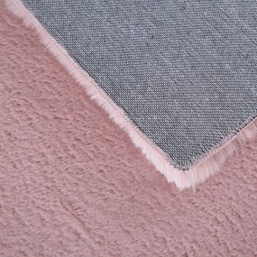 Dywan pluszowy Pouffy pudrowy róż 200 cm x 290 cm