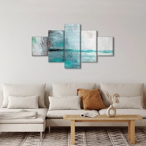 Obraz - Abstrakcyjny obraz olejny (125x70 cm)