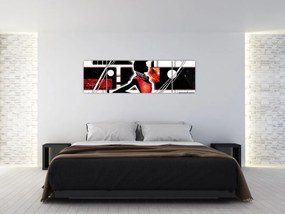 Obraz obrazu starożytnej damy (170x50 cm)