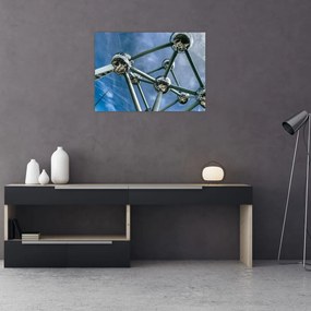Obraz - Atomium w Brukseli (70x50 cm)