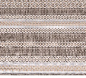 Dywan zewnętrzny Sunny paseczki beżowe 140 cm x 200 cm