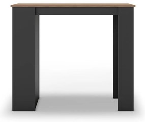 Stolik barowy z blatem w dekorze dębu 47x120 cm Peru – Marckeric