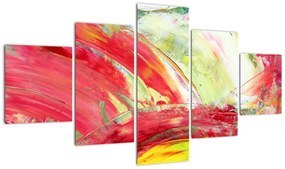 Obraz abstrakcji - malarstwo (125x70 cm)