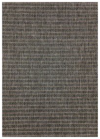 Dywan zewnętrzny Zagora paseczki antracyt 80 cm x 150 cm