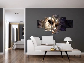 Obraz rzeźby z drapakiem (125x70 cm)