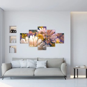Obraz kwiatów (125x70 cm)