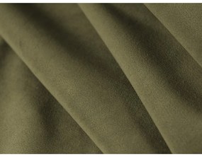 Zielona aksamitna rozkładana sofa 206 cm Kemi – Cosmopolitan Design
