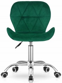 Zielone krzesło biurowe AVOLA VELVET