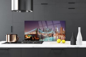 Panel Kuchenny Wieczorne Światła Wielkiego Mostu