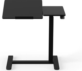 Stolik pod laptopa regulowany, mobilny, wielofunkcyjny, czarny: BILL