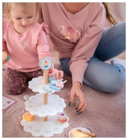Tooky toy patera słodkości drewniany stojak babeczki ciasta