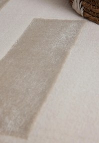 Dywan nowoczesny Perles Geometria szaro-kremowa 120 cm x 170 cm