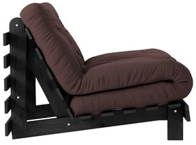 Ciemnobrązowy fotel Roots Black Night – Karup Design
