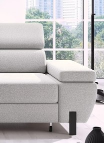 Narożnik MOLINA L układ L Lewostronny z funkcją spania w tkaninie CLOUD WERSAL